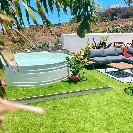 Вилла Casa Con Piscina Y Jardin Con Vistas Al Mar Пуэрто-де-ла-Мадера Экстерьер фото