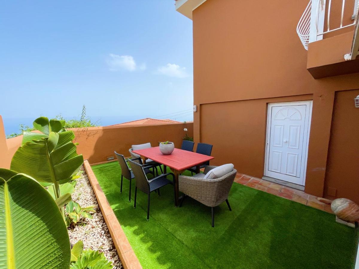 Вилла Casa Con Piscina Y Jardin Con Vistas Al Mar Пуэрто-де-ла-Мадера Экстерьер фото