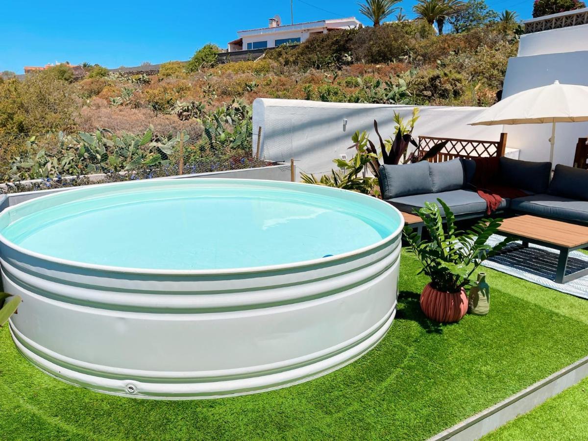 Вилла Casa Con Piscina Y Jardin Con Vistas Al Mar Пуэрто-де-ла-Мадера Экстерьер фото