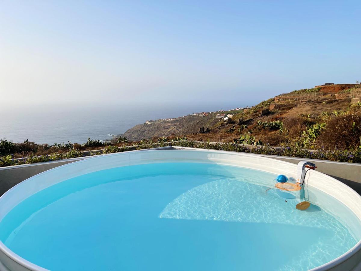 Вилла Casa Con Piscina Y Jardin Con Vistas Al Mar Пуэрто-де-ла-Мадера Экстерьер фото