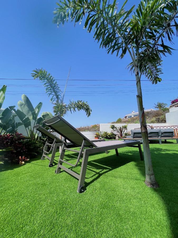 Вилла Casa Con Piscina Y Jardin Con Vistas Al Mar Пуэрто-де-ла-Мадера Экстерьер фото